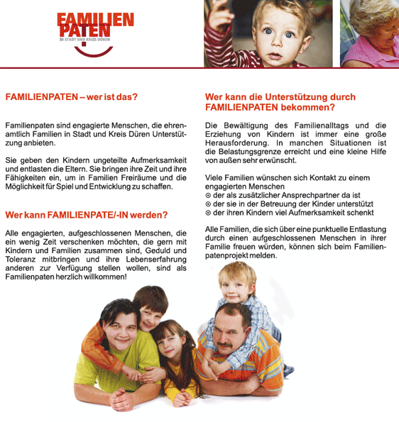 Flyer Familienpaten